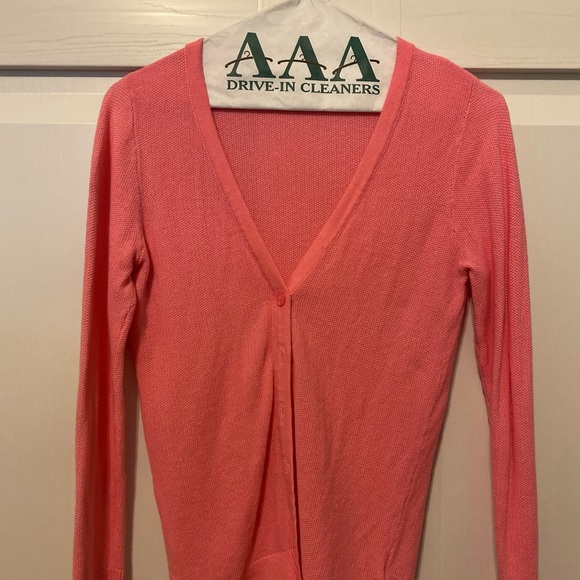 Bright Pink Knit Cardigan. - Picture 2 of 5